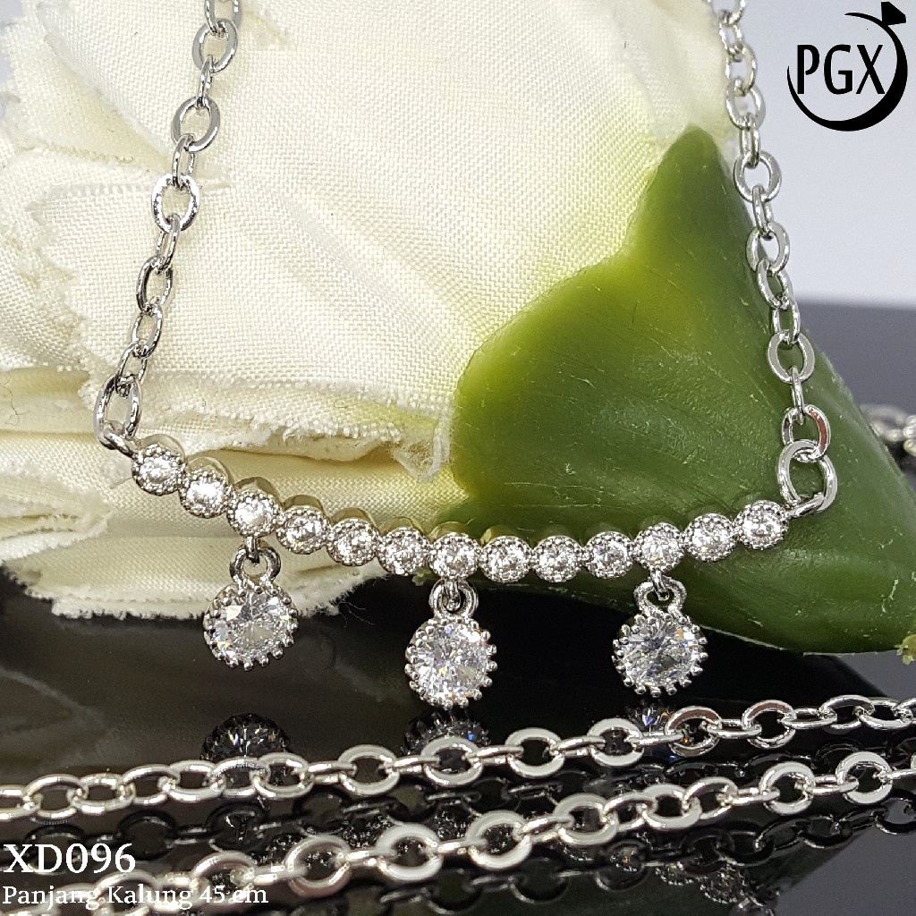 PGX Kalung Wanita Xuping Perhiasan Lapis Emas Aksesoris Fashion Premium - XD096