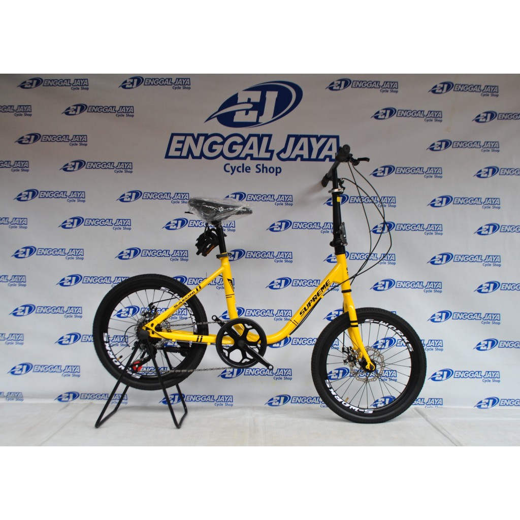 Sepeda Minion Supreme By Sakoni 20 Inch 7 Speed Disc Brake - Sepeda Minion 20 Velg Tinggi
