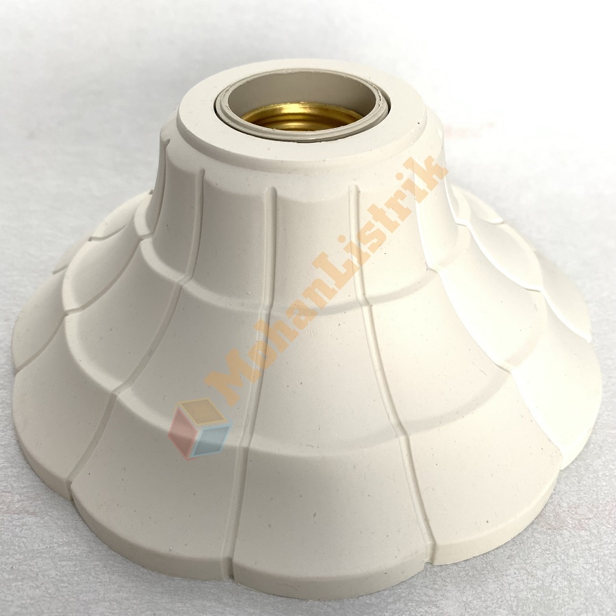 Fitting Lampu Plafon Visalux Candi Terminal Kuningan Fiting Tempel