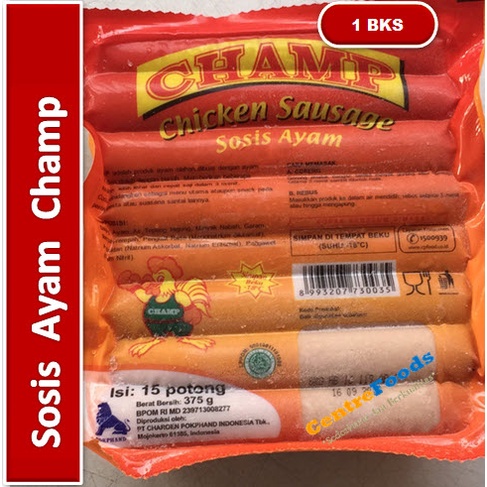

Sosis Ayam Kombinasi - Champ | 375gr [ Harga Per PACK ]