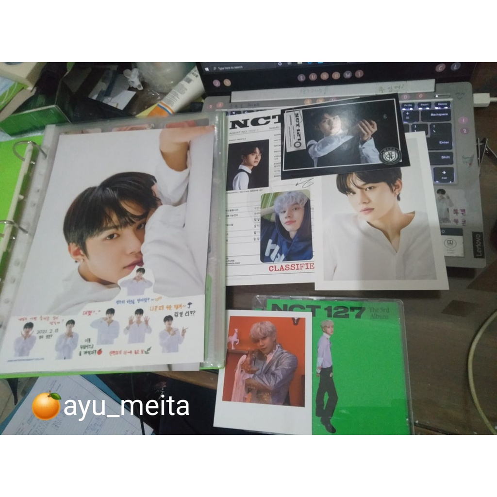 ALL ABOUT JUNGWOO NCT (JEWEL CASE + SLOW ACID + POLA EVENT STICKER )