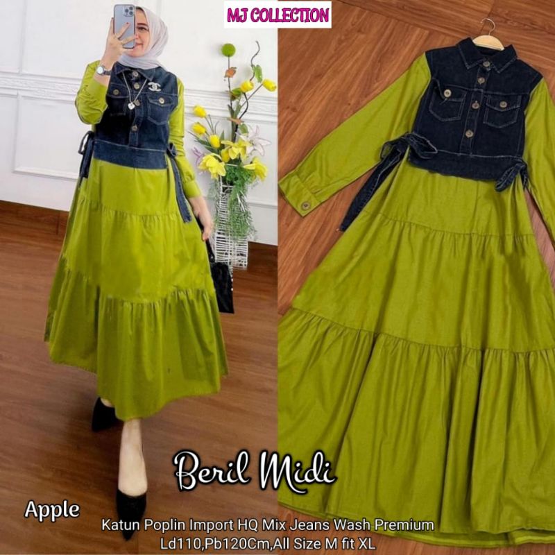 BERIL MIDI MAXY ORIGINAL BY MJ COLLECTION