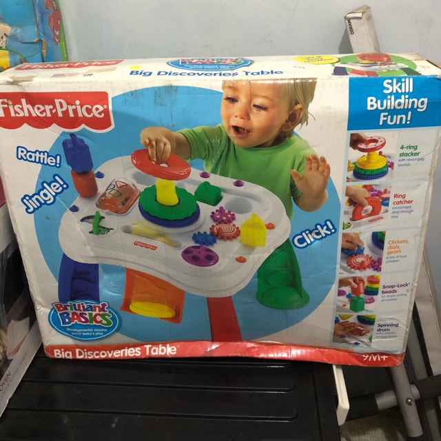 Jual Fisher price Big Discoveries Table / Meja Mainan | Shopee