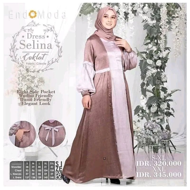 GAMIS TERBARU DRESS ENDOMODA SELINA