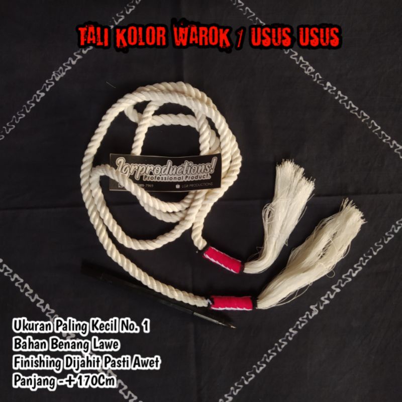 Tali Kolor Celana Kombor Warok Pencak Silat Usus Usus Warok Ponorogo