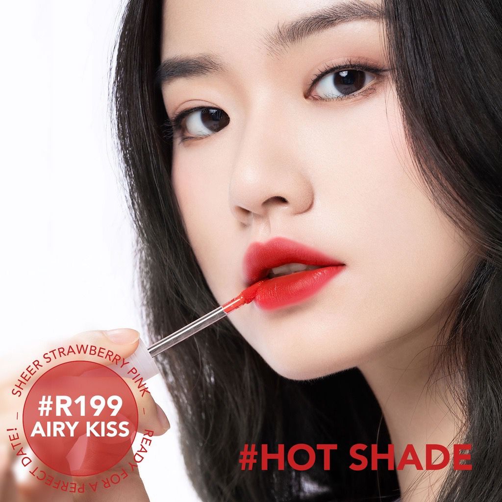 BPOM YOU Cloud Touch Fixing Lip Tint Liptint Liptin | Soft Velvet Finish Lip Stain | Korean Style | Melembapkan Tahan Lama