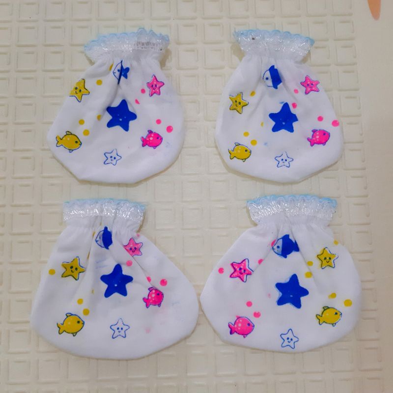 Sarung Tangan Dan Kaki Bayi Baru Lahir/Newborn Renda