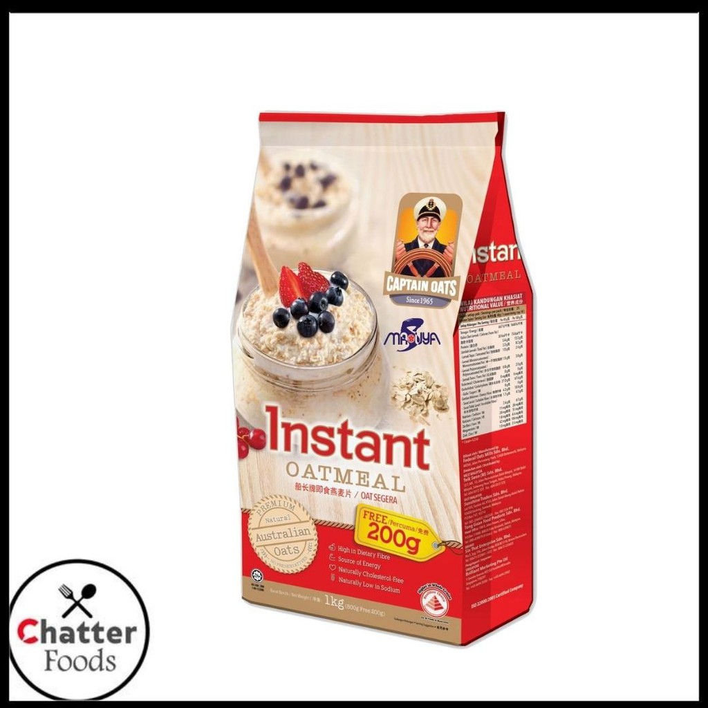 

CAPTAIN OATS - INSTANT OATMEAL 800gr / Sereal Oat