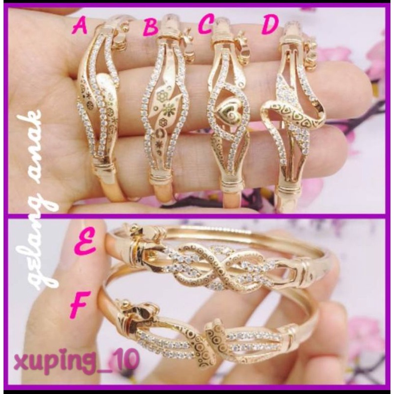 Gelang anak bangle xuping new model uk 5Cm [GA-2]