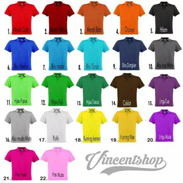 Polo Shirt Maroon / Kaos Polos Kerah / Kaos Polo Pria