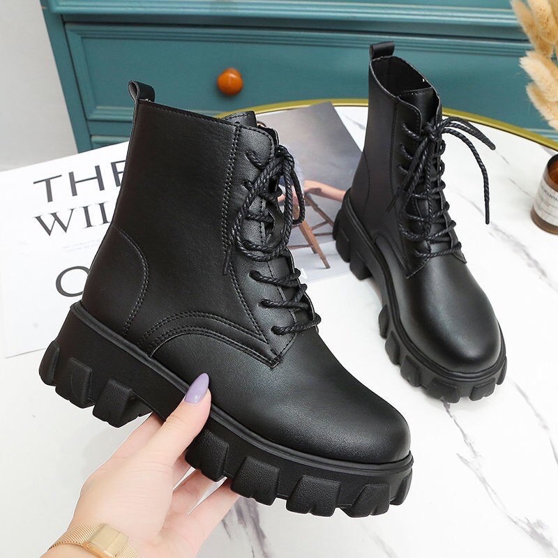 BT12 SEPATU BOOTS IMPORT BRITISH WANITA KOREA INGGRIS VELVET REAL PICTURE SIZE 40