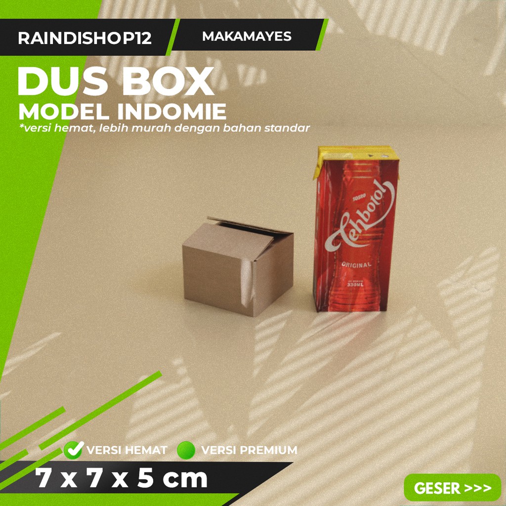 

BOX 7 X 7 X 5 CM KARDUS KOTAK KEMASAN PACKAGING KADO POLOS