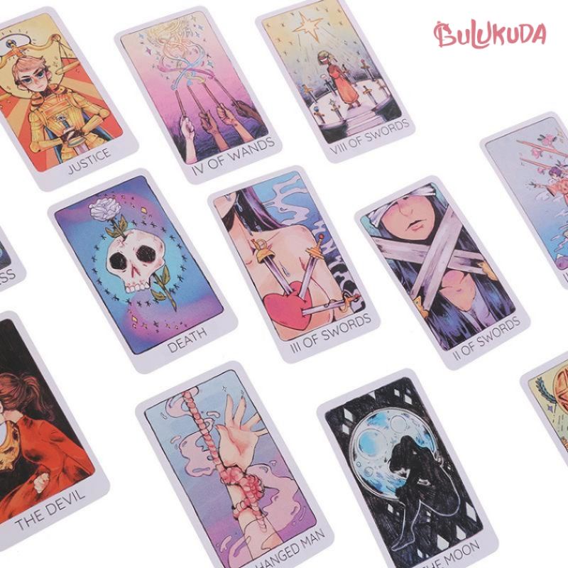 Kartu Tarot Mata Ketiga Deck Britt ukuran JUMBO or Kecil | Oracle Tarot Card Britts Third Eye | 3rd eye 78 Cards Booklet Guide Book