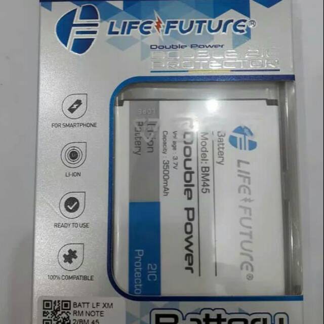 BATRE BATREI BATERAI REDMI NOTE 2 BM 45 / REDMI NOT 2 DOUBLE POWER
