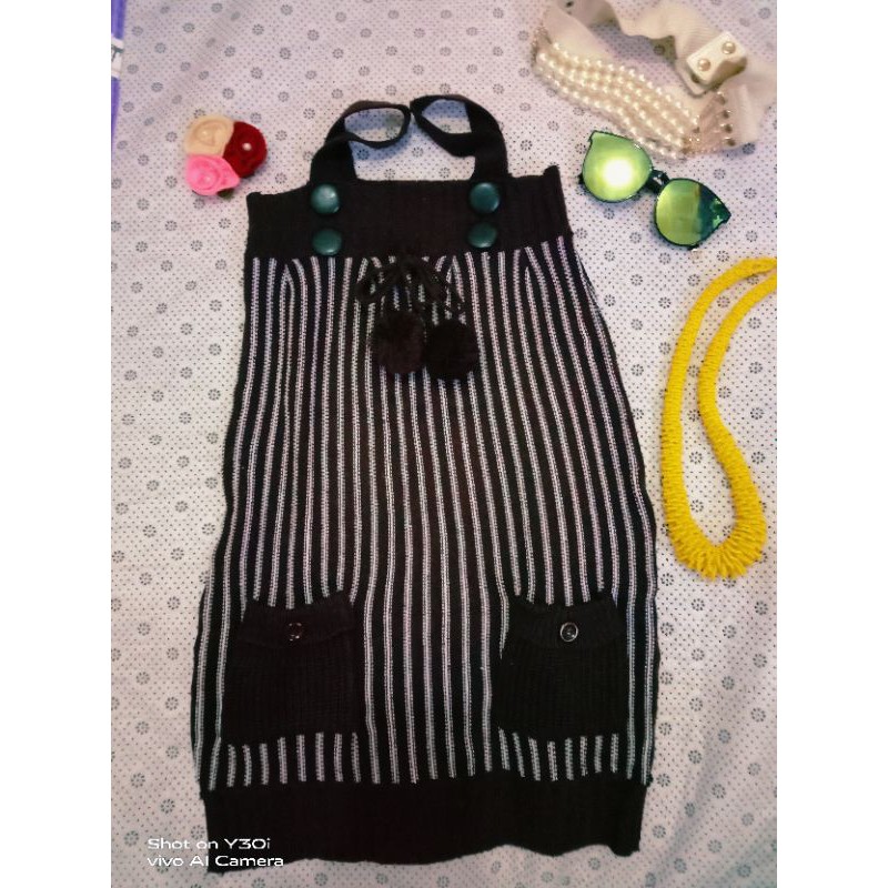 MINI DRESS RAJUT PRELOVED MURAH