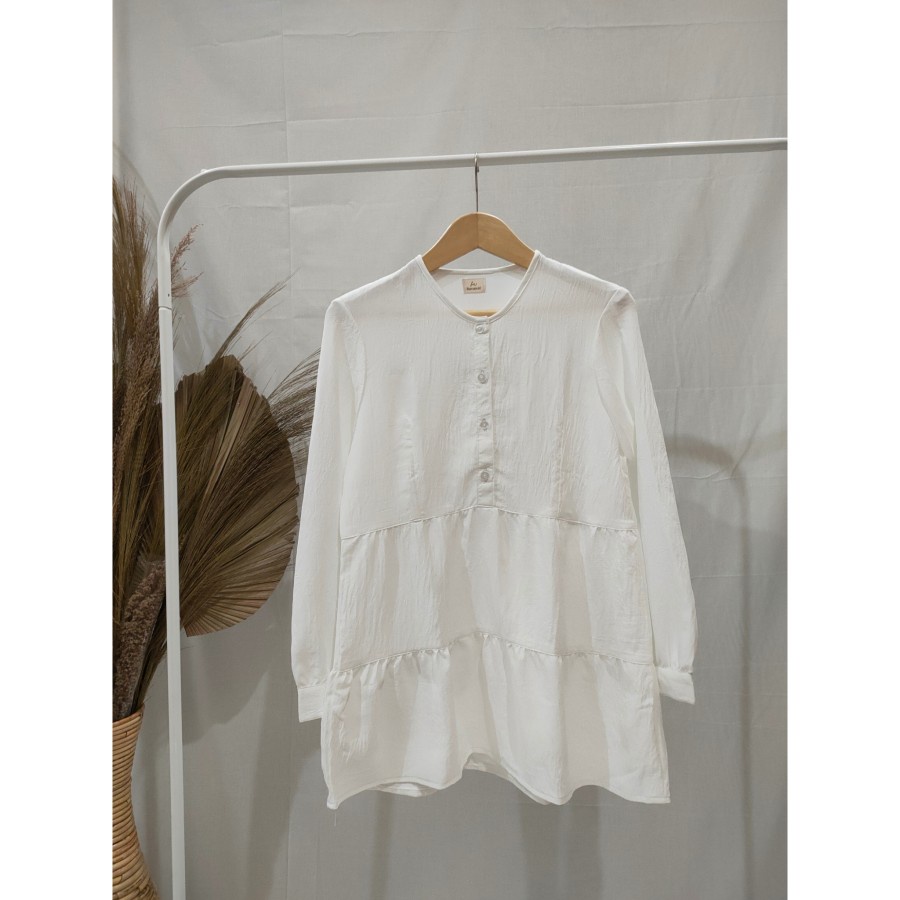 Shiren Blouse Rayon Crinkle Airflow Atasan Wanita