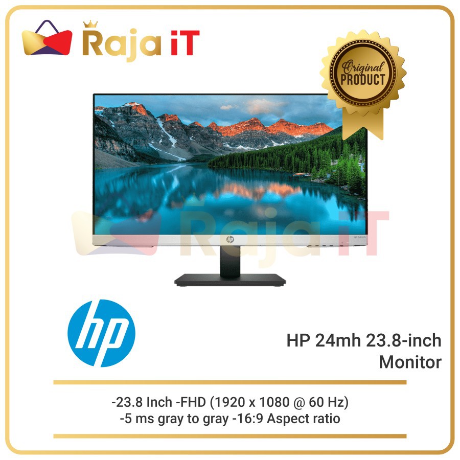 HP Monitor 24mh 23.8-inch Monitor