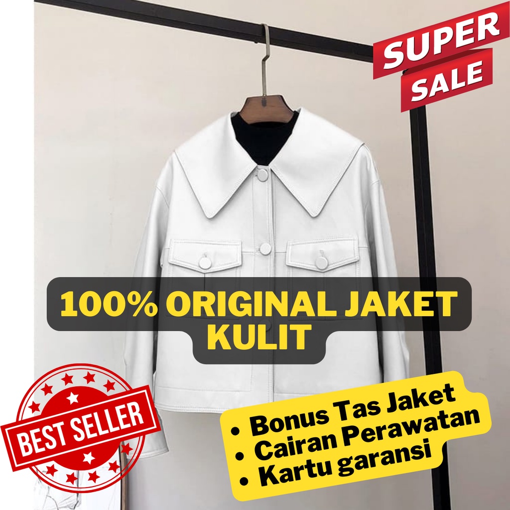 Jaket kulit wanita jaket kulit domba asli jaket motor wanita jaket rompi jaket murah jaket kulit cew