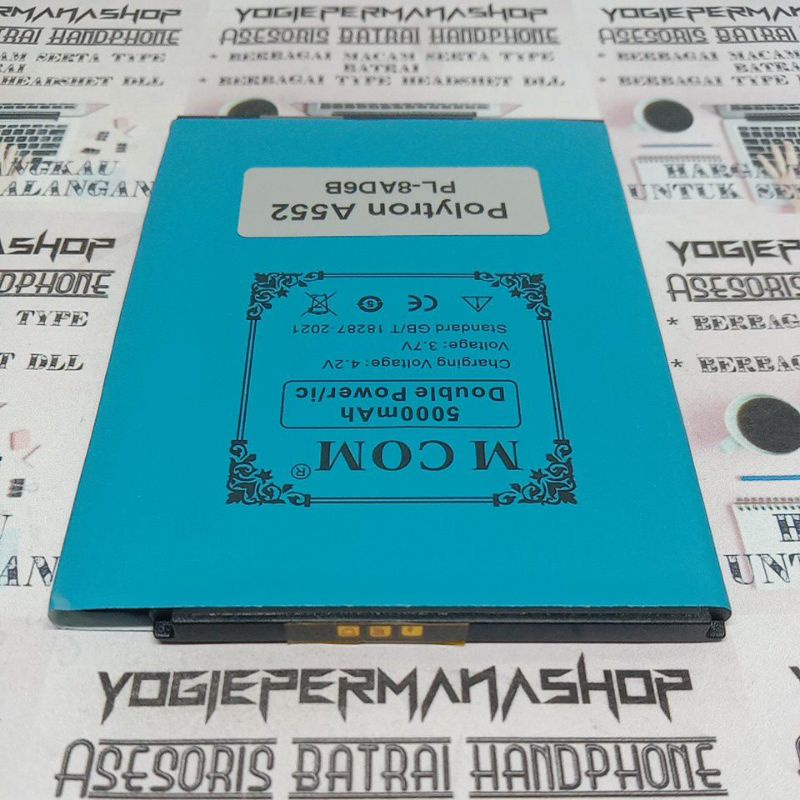 BATRE BATREI BATERAI BATTERY POLYTRON A552 A 552 PL-8AD6B PL 8AD6B PL8AD6B MCOM (5000 mAh) 2IC
