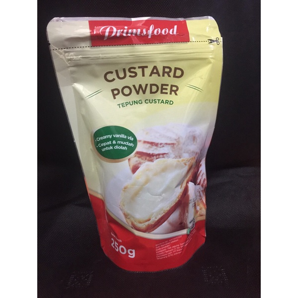 Custard Powder Tepung kemasan 250 Gram Primsfood