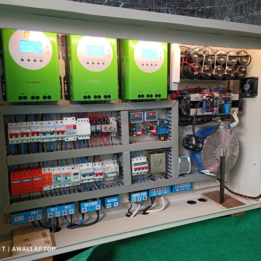 box panel PLTS baryon mode otomatis panel Surya lengkap mppt inv PSW