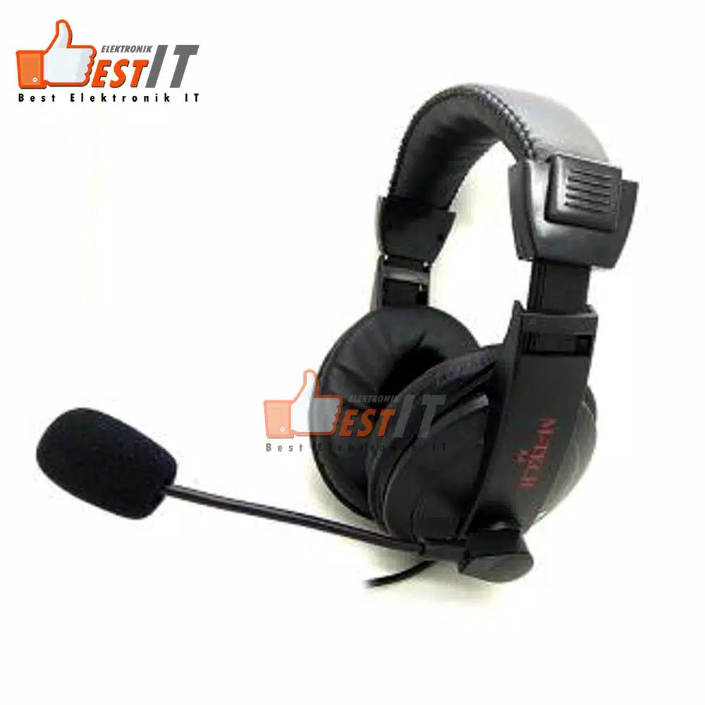 Headset Gaming Mtech A4 Gratis Audio Spliter