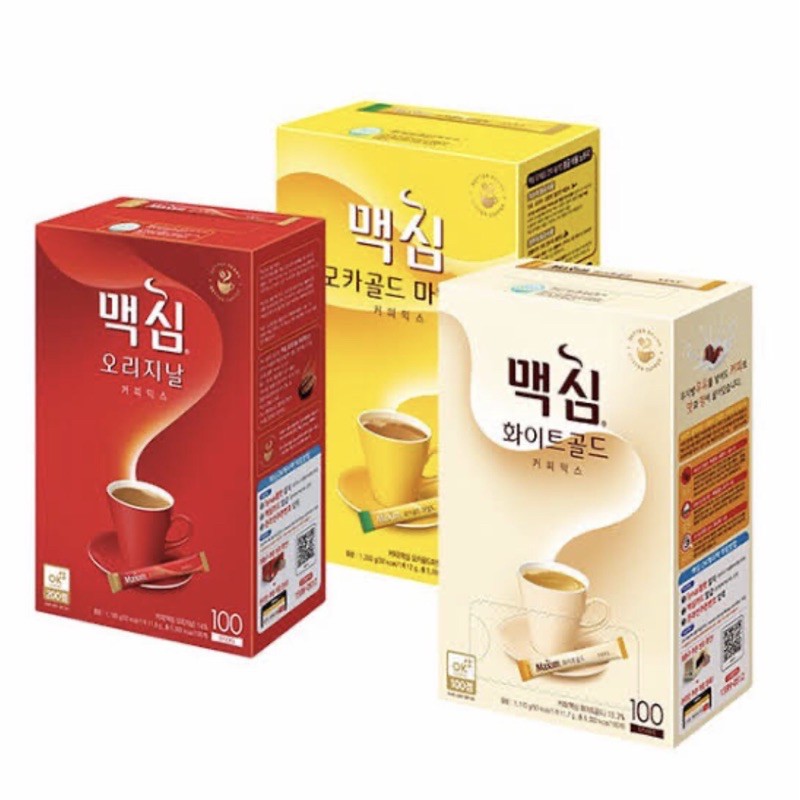 MAXIM COFFEE  KOREA MOCHA  GOLD ORIGINAL WHITE SACHET 