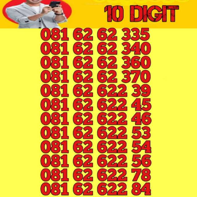 INDOSAT 10 DIGIT