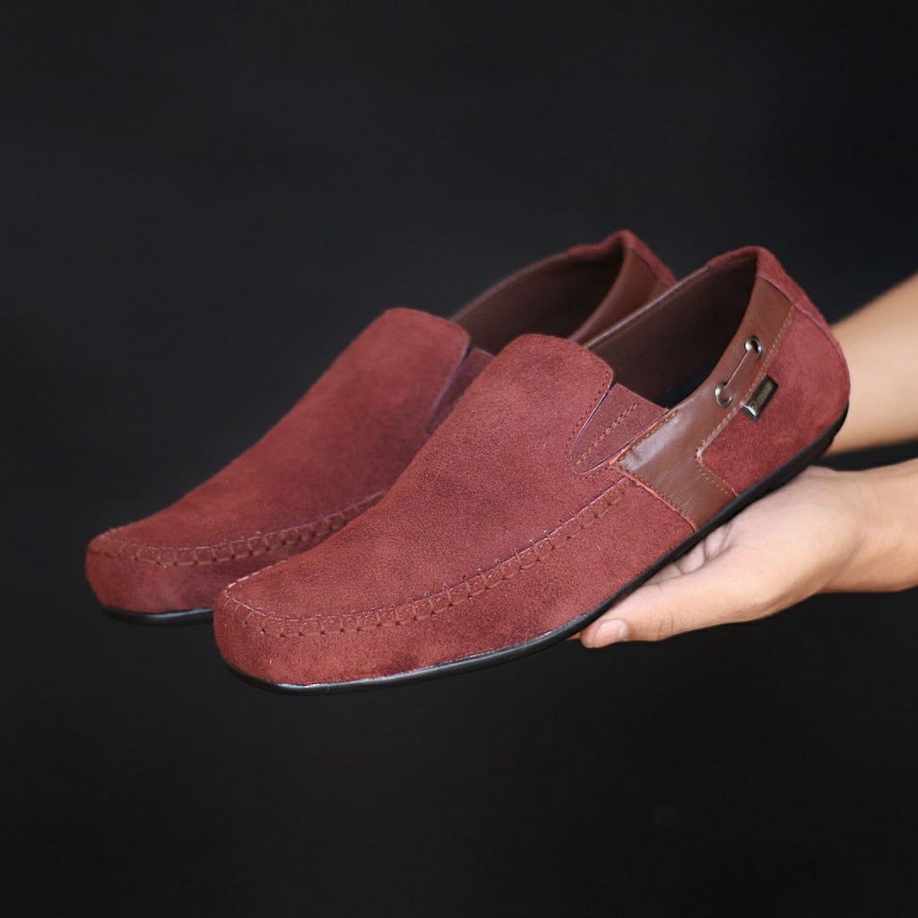 sepatu kerja slip on pria cevany asta