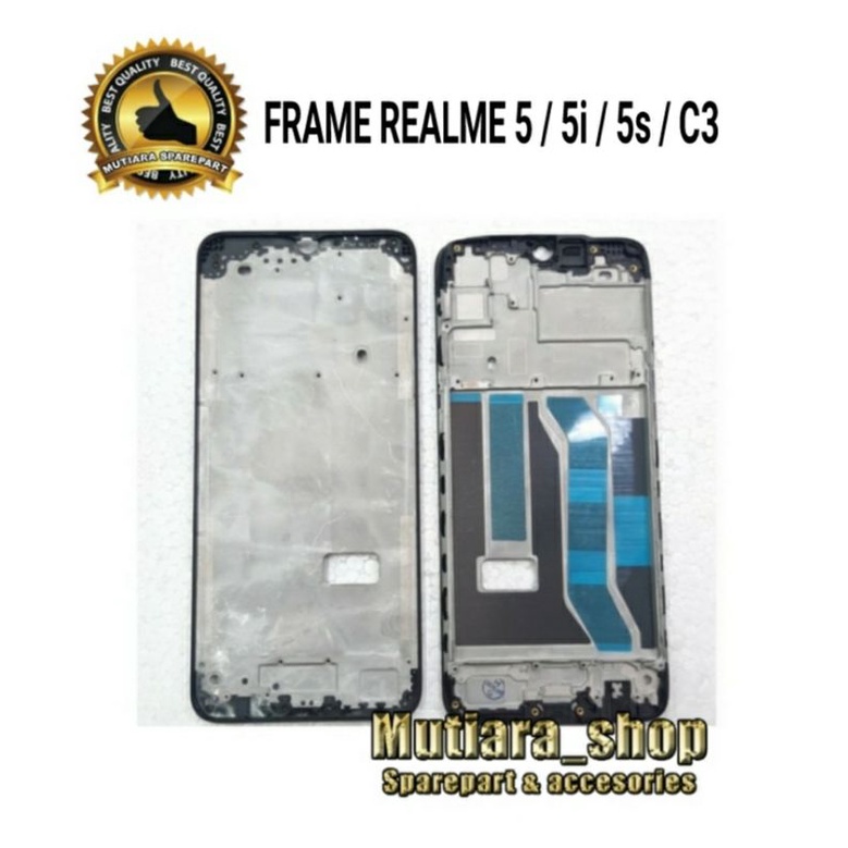 FRAME LCD TULANG TENGAH TATAKAN LCD  REALME C3 5 5I