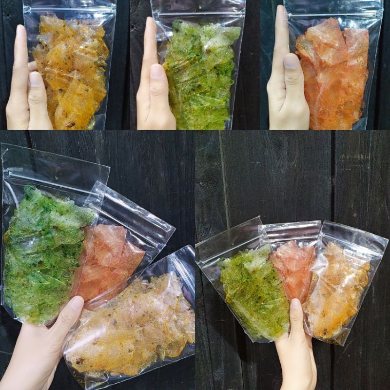 

25 gr keripik kaca pouch termurah / kripca |snack kiloan murah | cemilan murah