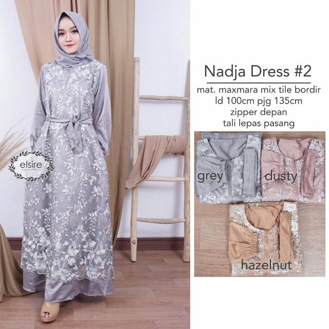 NADJA DRESS BRUKAT BY ELSIRE