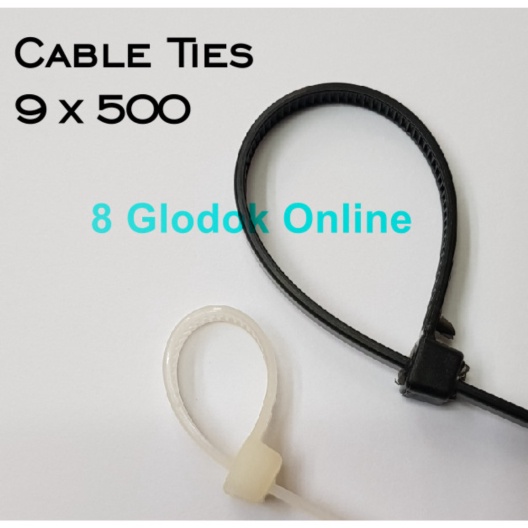 Dijual Berkualitas CABEL NYLON KABEL 500MM  CABLE TIS CM  TIES 50 9.0 X CM TIES 50