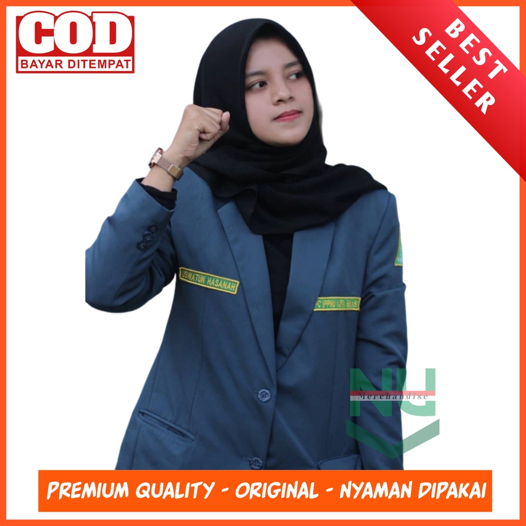 Jas IPPNU Murah - Jas IPNU Bordir Nama Bordir Logo Dan Nama - Jas IPNU - Jas IPNU Bordir Nama Bordir