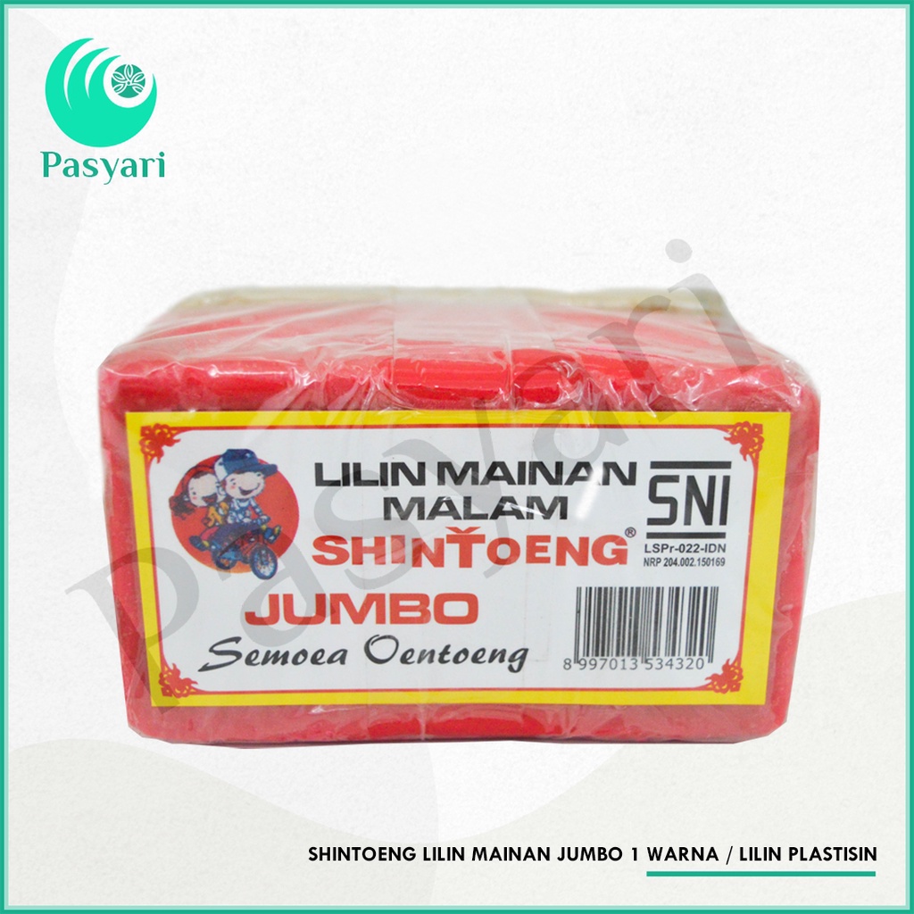 Shintoeng Lilin Mainan Jumbo 1 Warna / Lilin Plastisin