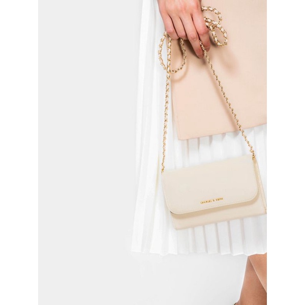 Charles & Keith Dompet Tas 2in1 Wanita Terbaru