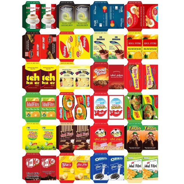 

amplop snack sudah dilem harga per 50