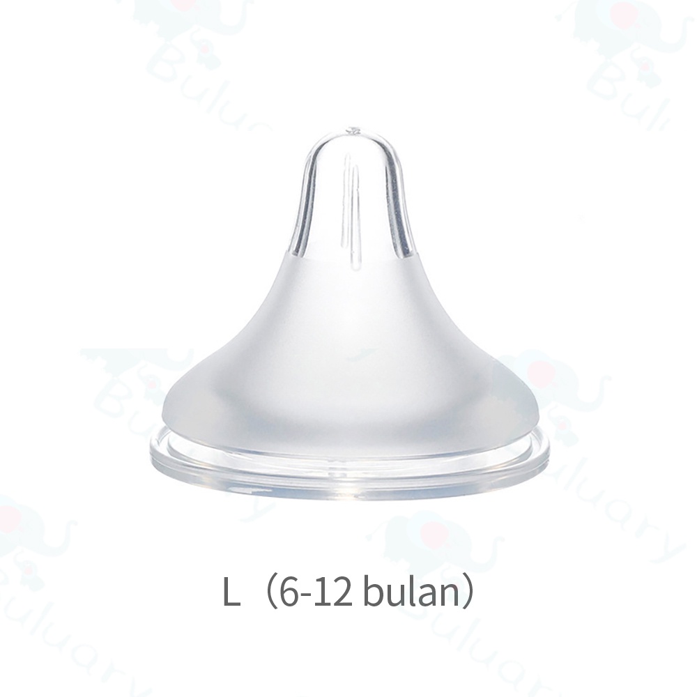 Buluary Dot bayi wide neck bahan silikon  dot pigeon-L(6-12Bulan)