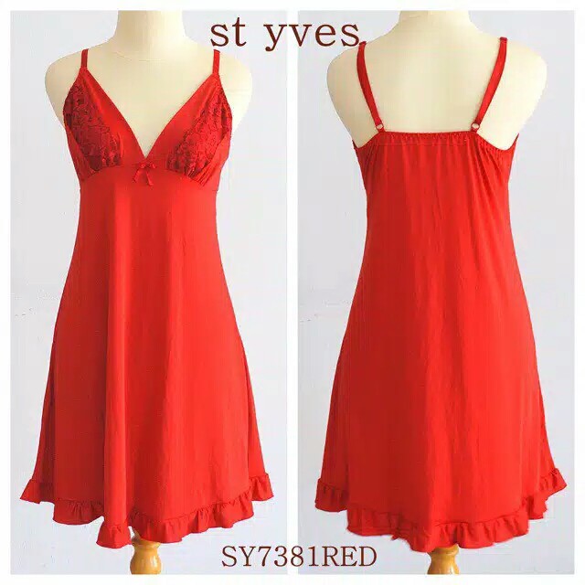 SEXY LINGERIE / BAJU TIDUR BRANDED ST YVES SIZE XL BAHAN ADEM, HALUS, LEMES, SEXY DRESS / BABY DOLL