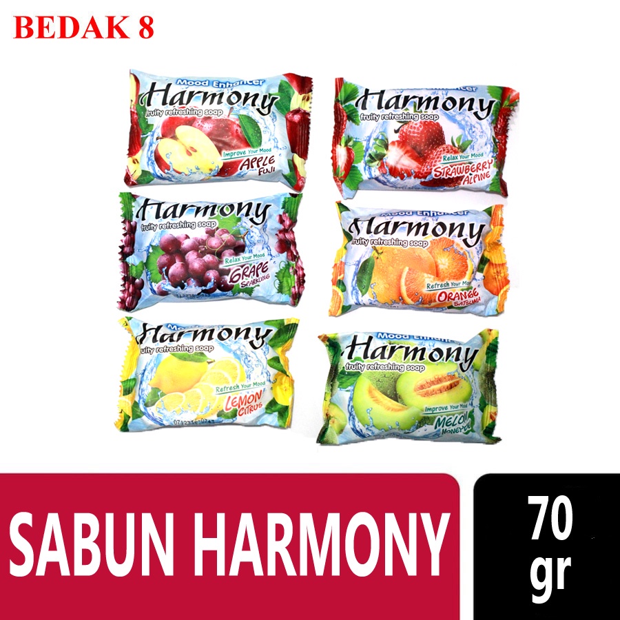 Sabun Harmony Batang 70 gr/ Sabun  Mandi Harmony Aroma Buah