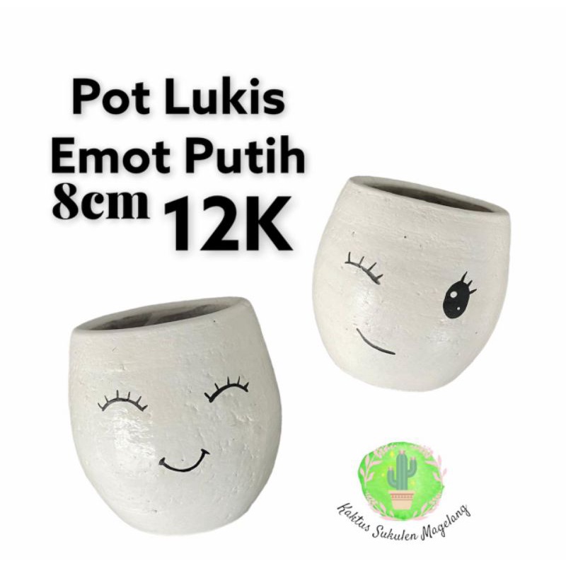 Pot Lukis Emote 8cm