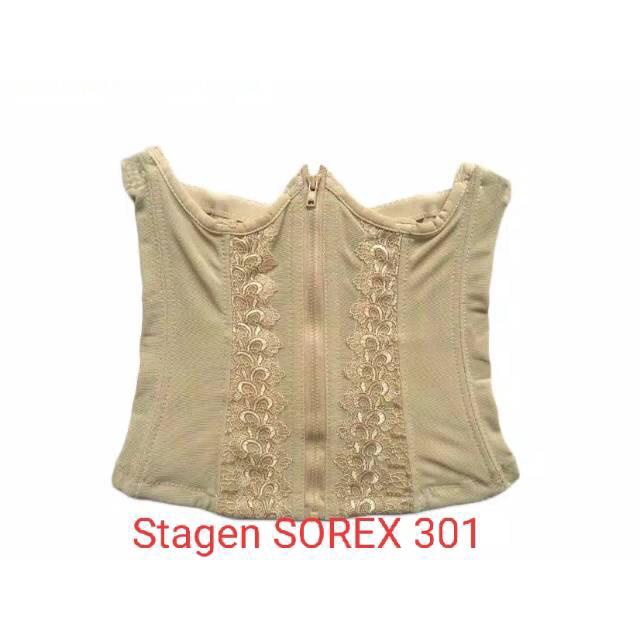 TERLARIS !! Stagen Korset STAGEN PERUT  Penyangga Sorex 301- KORSET PELANGSING - PELANGSING BADAN  Longtorso bahan bagus - ukrn M , L , XL ,XXL 5.0