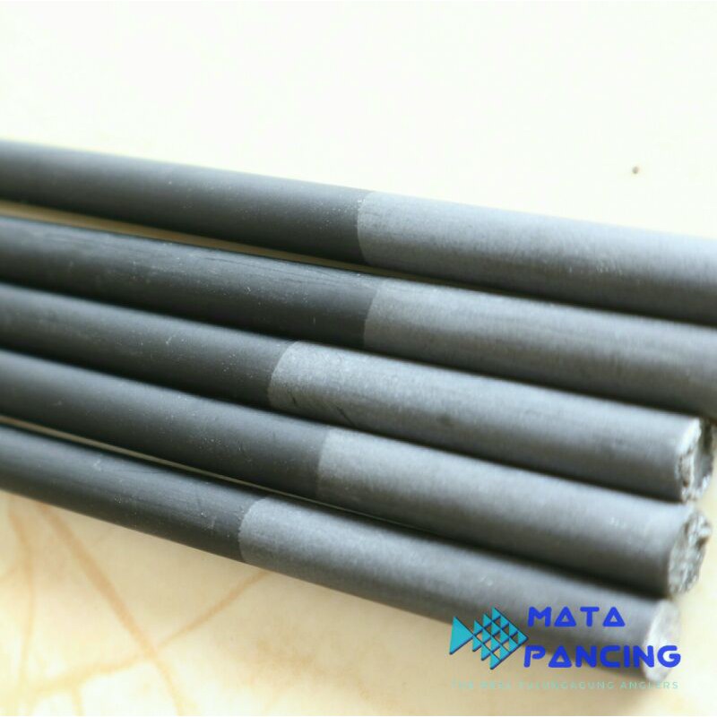 Ujung joran top section solid bahan carbon solid graphite panjang 100 120 cm carbon blank bukan sutet