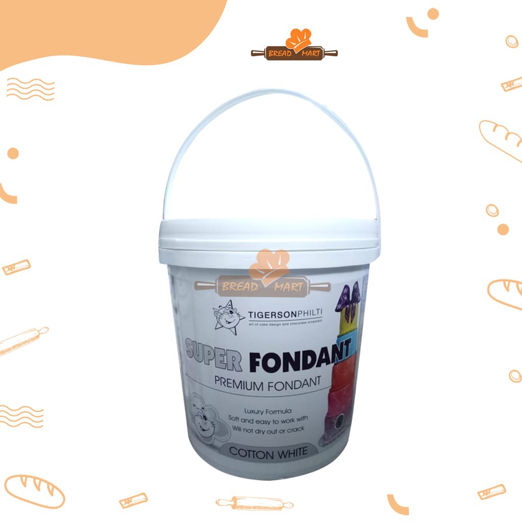

TIGERSON SUPER FONDANT COTTON WHITE REPACK
