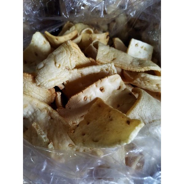 

kerupuk tempe matang renyah