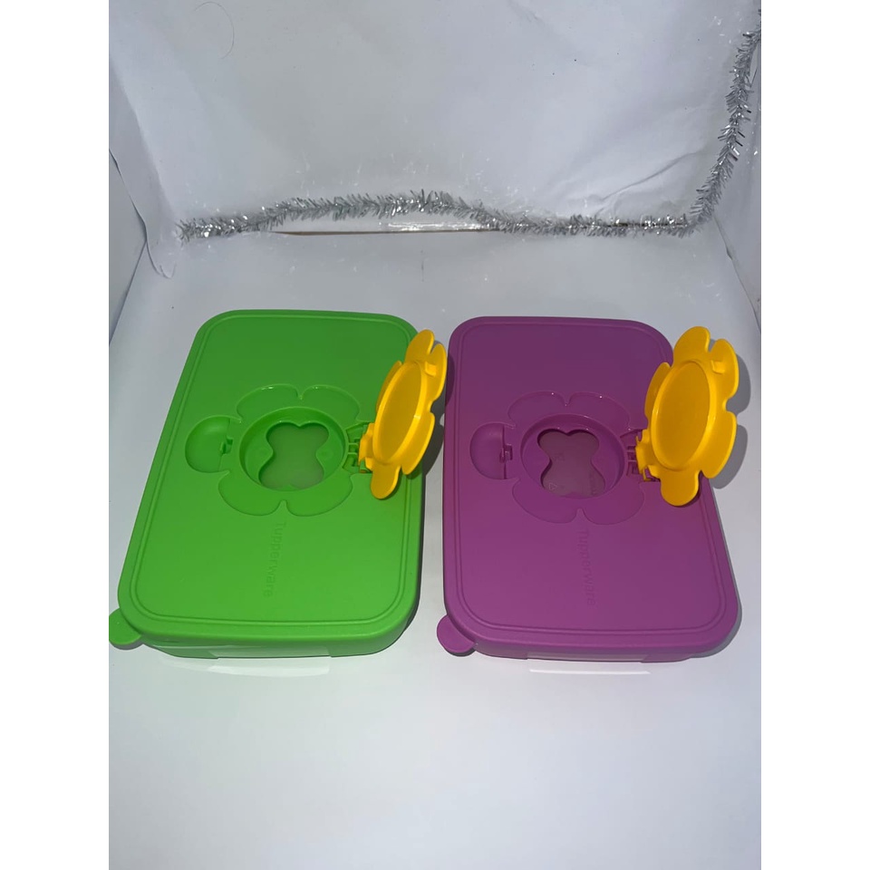 Box tisu kering atau basah Tupperware set 2pcs