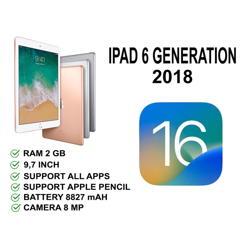 IPAD MINI 6 FULLSET ( ios terbaru )