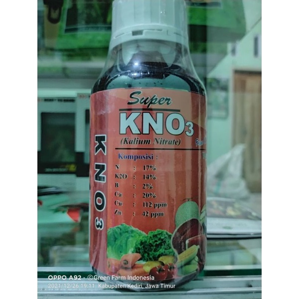 Kno3 Merah Cair Nutrisi Tanaman Kemasan 500ml KNO 3 Merah