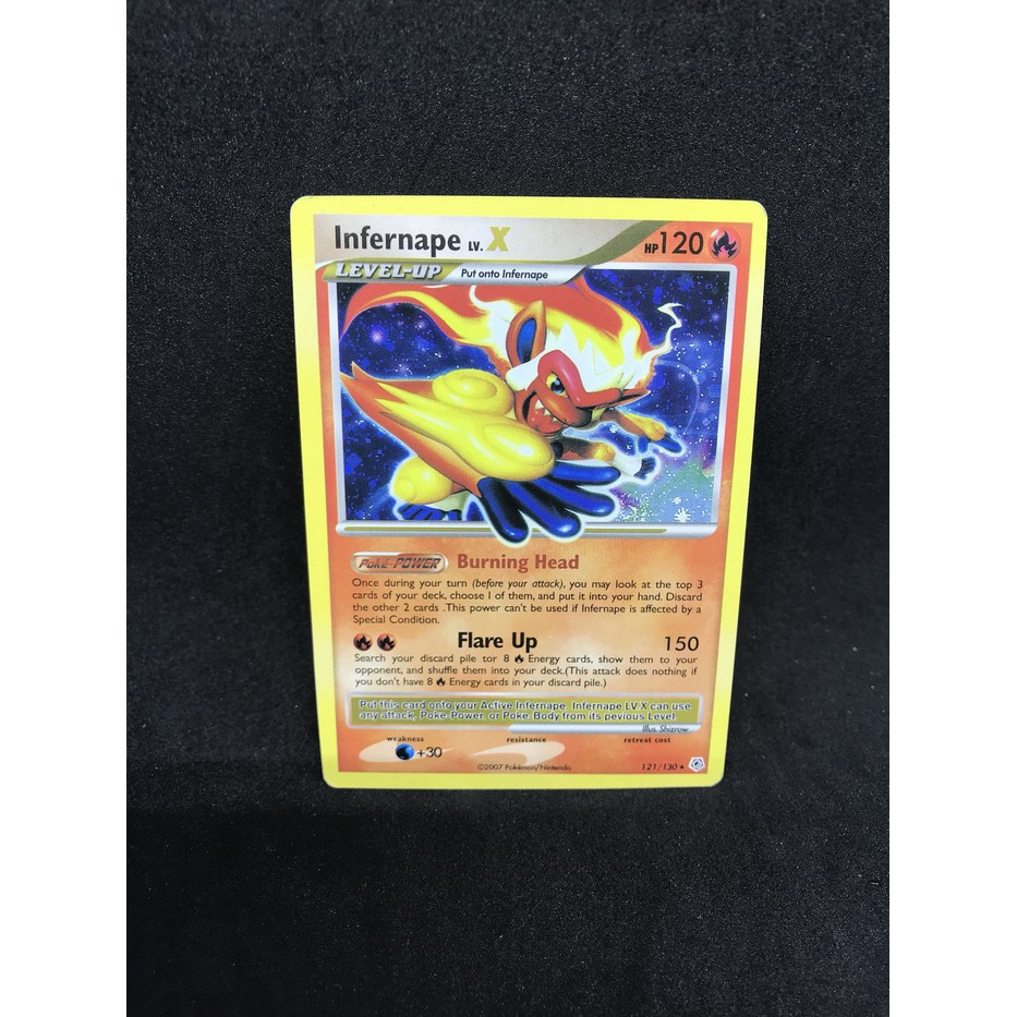 Kartu Pokemon TCG Infernape Lv.X (harga/kartu)