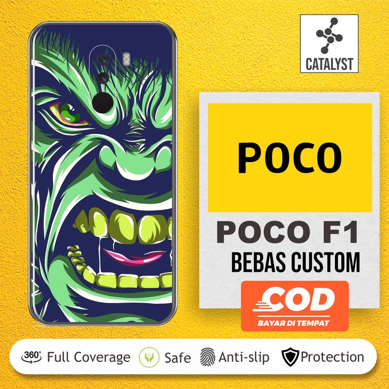 Garskin Skin Case POCO F1 BISA Custom - KODE-JSKA